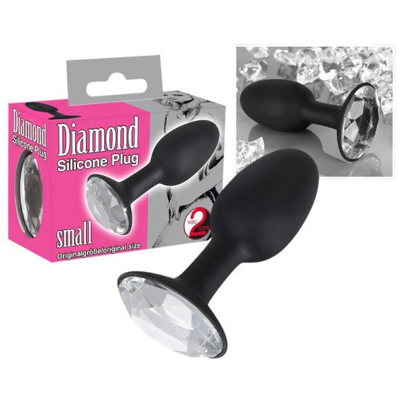 You2Toys - Diamond - plug anal de silicona (pequeño)