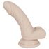 Dildo de silicona con ventosa pequeño (natural)