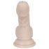 Dildo de silicona con ventosa pequeño (natural)