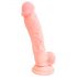 Dildo médico de silicona (18cm) - natural