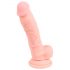 Dildo médico de silicona (18cm) - natural