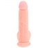 Medical - dildo recto de silicona médica (20cm) - natural