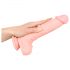 Dildo médico de silicona (24cm) - natural