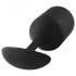 Enchufe Snug Plug 4 - Doble bola anal (257g) - negro