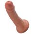 Dildo Realista King Cock 15 cm - Marrón