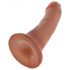 Dildo Realista King Cock 15 cm - Marrón