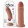 Dildo King Cock 20 cm - Natural oscuro