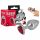 You2Toys - Plug anal de aluminio 85g (plata-rojo)