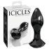 Icicles No. 78 - Plug anal de vidrio negro