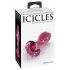 Icicles No. 79 - plug anal de vidrio rosa