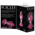 Icicles No. 79 - plug anal de vidrio rosa