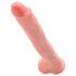 King Cock 14 gran dildo con testículos (35cm) - natural