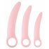 SMILE - Entrenador vaginal - set de dildos - rosa (3 piezas)