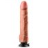 Real Feel Deluxe No.12 - vibrador realista, color piel