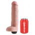 King Cock 10 - Dildo realista 25cm eyaculador - natural