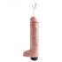 King Cock 10 - Dildo realista 25cm eyaculador - natural