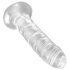 King Cock Clear 6 - Dildo con ventosa (15cm)