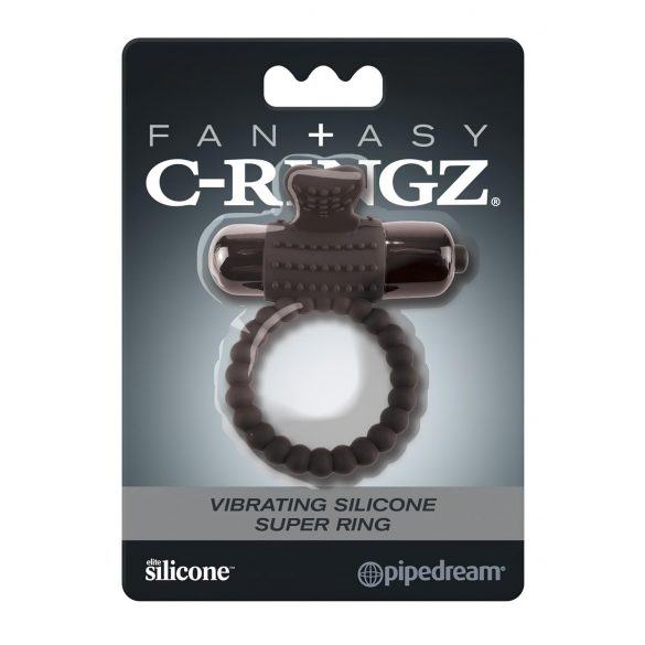 Anillo vibrador Pipedream Negro.