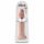 King Cock 14 - Gran dildo con base - natural (36 cm)