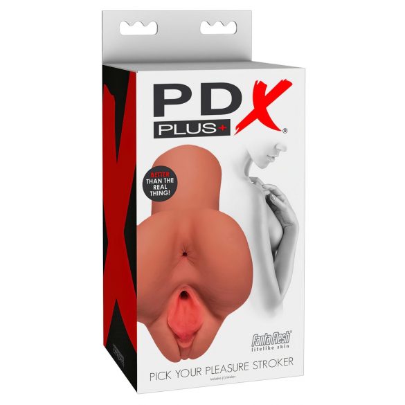 PDX Doble Placer: 2 en 1 vaginayano para ti (natural)