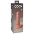 Dildo Elite King Cock 15cm con ventosa - natural