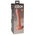 King Cock Elite 7 realista con base - natural