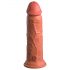 Dildo King Cock Elite 20cm - ventosa oscuro natural