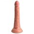 Vibrador King 18cm - Ventosa, control remoto, color natural