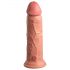 King Cock Elite 8 - Vibrador realista con ventosa (20 cm) - color natural