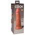 King Cock Elite 8 - Vibrador realista 20cm (tono oscuro)