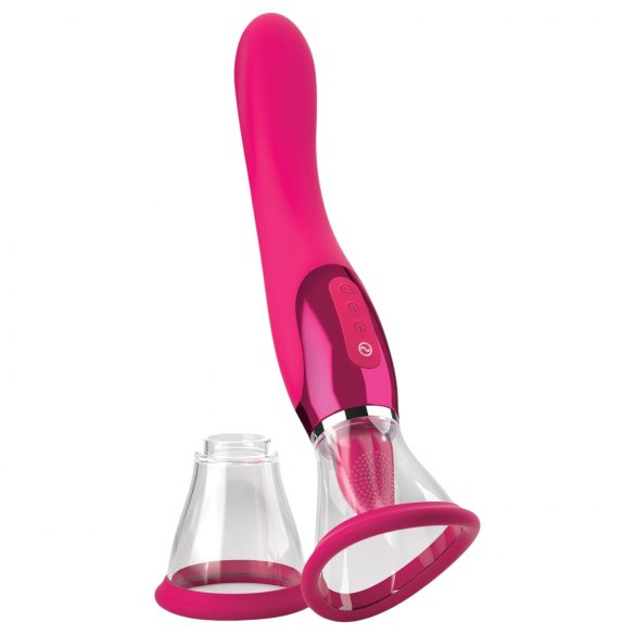 JymmyJane Apex - Vibrador 2en1 con lengua (rosa)