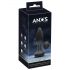 ANOS - Vibrador anal con perlas giratorias (negro)