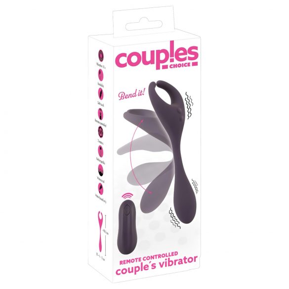 Elección Parejas - vibrador dual inalámbrico (lila)