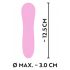 Cuties Mini - recargable, vibrador espiral impermeable (rosa)