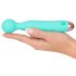 Varita Mini Cuties - masajeador vibrador recargable e impermeable (verde)