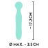 Varita Mini Cuties - masajeador vibrador recargable e impermeable (verde)