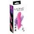 Mini vibrador rosa brillante recargable