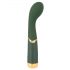 Vibrador resistente G-punto verde recargable Emerald Love