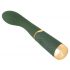 Vibrador resistente G-punto verde recargable Emerald Love