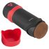 WYNE 04 - Masturbador vibrador y succión (negro-rojo)