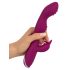 SMILE - Vibrador flexible A y G puntos con brazo estimulador (lila)