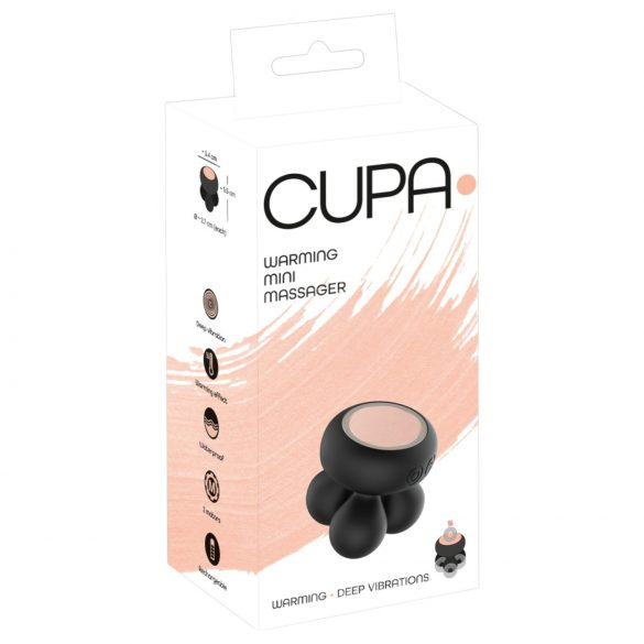 You2Toys CUPA Mini - Vibrador y Masajeador Térmico (Negro)