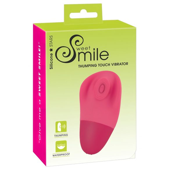 SMILE Thumping Touch - vibrador pulsante recargable (rosa)