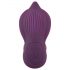 Javida RC - Vibrador clitorial 2 funciones con control remoto (lila)