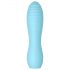 Mini Vibrador Cuties 3: Recargable, impermeable, texturizado (turquesa)