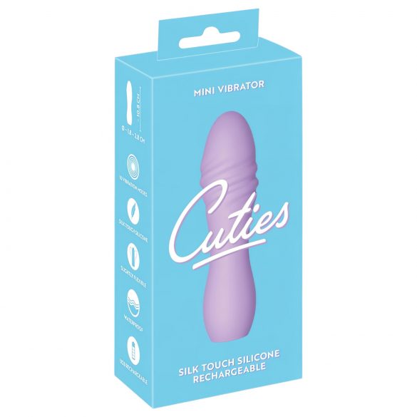 Vibrador espiral mini Cuties 3 - recargable, impermeable (lila)