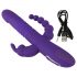 SMILE Triple: vibrador rotativo y pulsante con triple brazo (lila)