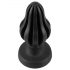 ANOS - Dildo anal con texturas suave 5cm (negro)