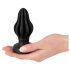 ANOS - Dildo anal con texturas suave 5cm (negro)