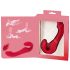 You2Toys Sin Correas - vibrador ajustable con mando (rojo)